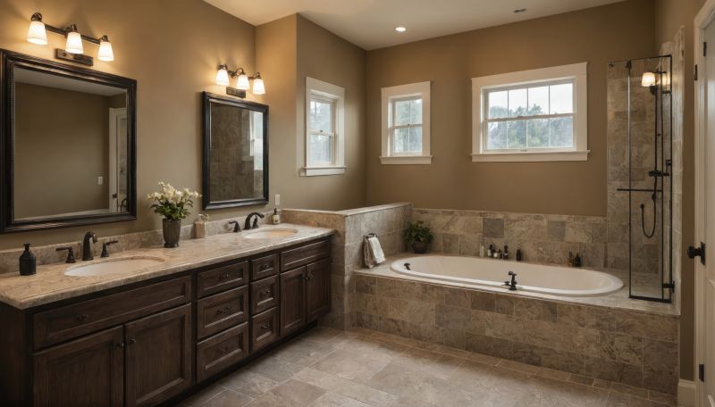 Spacious Master Bath with Modern Fixtures